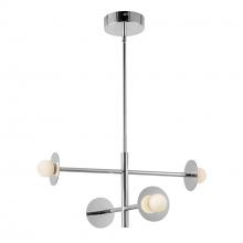 Kuzco CH15504-CH-UNV - Elixir 22-in Chrome LED Chandelier