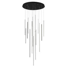 Kuzco MP14932-BK - Chute 16 Head Black LED Multi Pendant