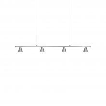 Kuzco LP19937-BN-UNV - Dune 37-in Brushed Nickel LED Linear Pendant