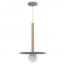 Kuzco PD15519-BG - Elixir 19-in Brushed Gold LED Pendant