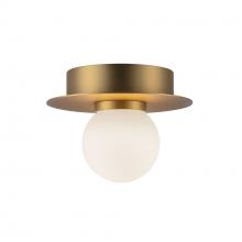 Kuzco FM15506-BG-UNV - Elixir 6-in Brushed Gold LED Flush Mount