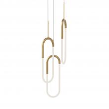 Kuzco MP95103-BG - Huron 3 Head Brushed Gold LED Multi Pendant