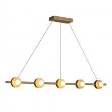 Kuzco LP15548-BG-UNV - Elixir 48-in Brushed Gold LED Linear Pendant