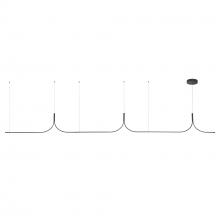 Kuzco LP17915-BK-UNV-010 - Thread 15-ft Black LED Linear Pendant