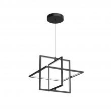 Kuzco PD16320-BK - Mondrian 20-in Black LED Pendant