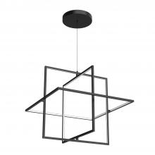 Kuzco PD16328-BK - Mondrian 28-in Black LED Pendant