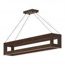 Kuzco LP32942-WT - Morina 42-in Walnut LED Linear Pendant