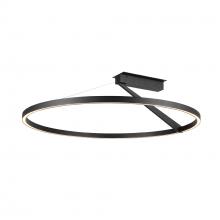 Kuzco SF27731-BK-3WCCT-UNV - Roda 31-in Black LED Semi-Flush Mount