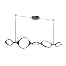Kuzco LP84457-BK - Serif 57-in Black LED Linear Pendant