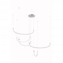 Kuzco MP89570-BN-UNV - Talis 70-in Brushed Nickel LED Multi Pendant