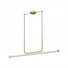 Kuzco LP73048-BG - Vesper 48-in Brushed Gold LED Linear Pendant