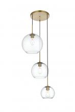 Elegant LD2218SG - BAXTER Hang D20.9"H11.8"L3 Satin Gold CL