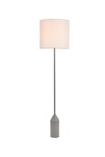 Elegant LD2453FLCG - Ines Floor Lamp D15"H59.5"L1 Concrete Grey