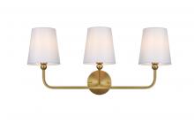 Elegant LD7322W26SG - Wall sconce W25.7"x E7.5" x H11.8"L3 Satin Gold