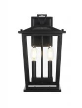 Elegant OD333W15BK - Wall sconce W9" H14.5" E7" L2 Black