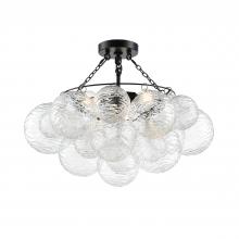 DVI DVP32813EB-WVC - COMET Ø24.5" SEMI-FLUSHMOUNT