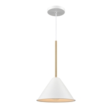 DVI DVP46110MW+BR - Lily 10 Inch Pendant