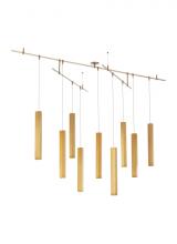 Visual Comfort 700BLKL9R-LED930R - Blok Large Chandelier