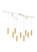 Visual Comfort 700BLKS9R-LED930R - Blok Small Chandelier