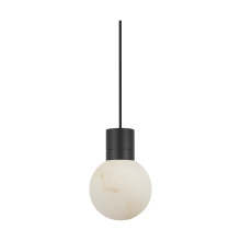 Visual Comfort SLPD54127BB - Mina Alabaster Small Pendant