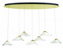 Minka P5402-718-L - Sneer - 7 Light LED Pendant