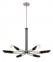 Minka P1696-691 - Turbine - 6 Light Chandelier
