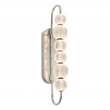 Alora Lighting WV321628PN - Marni 28-in Polished Nickel LED Wall/Vanity