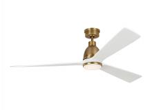 Visual Comfort 3BRYSM60HABD - Bryden Smart 60" Dimmable Indoor/Outdoor Integrated LED Antique Brass Ceiling Fan