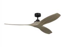Visual Comfort 3CLNSM60AGP - Collins 60" Smart Indoor/Outdoor Aged Pewter Ceiling Fan with Remote Control and Reversible Moto
