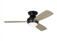 Visual Comfort 3IKR44AGPD - Ikon 44" Dimmable Integrated LED Indoor Aged Pewter Hugger Ceiling Fan with Light Kit