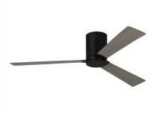 Visual Comfort 3RZHR44AGP - Rozzen 44-inch indoor/outdoor Energy Star hugger ceiling fan in aged pewter finish